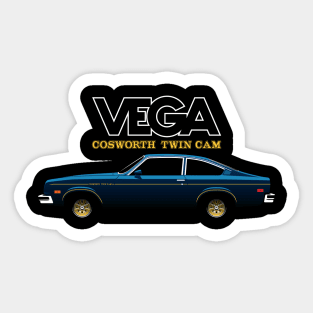 Cosworth Vega Dark Blue Metallic Sticker